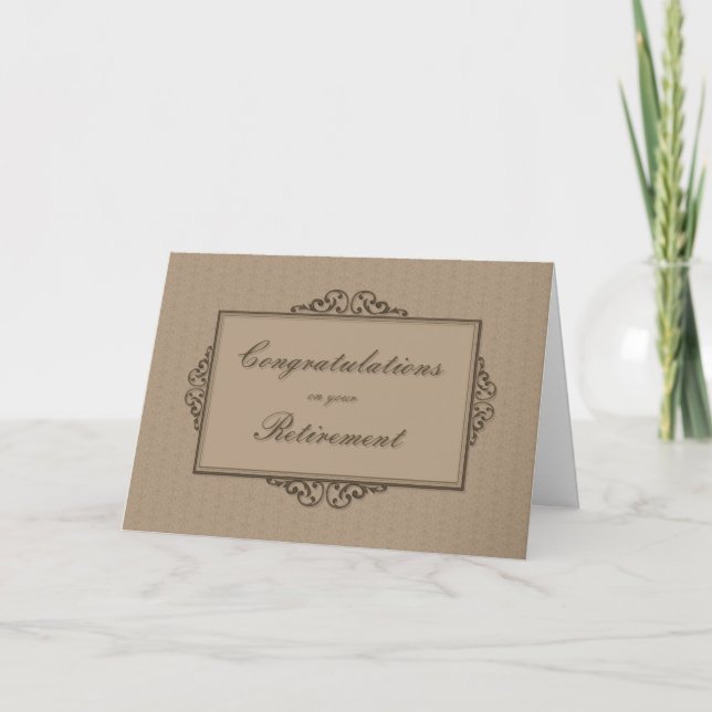 Carte Tan Deco Retraite (Devant)