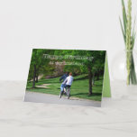 Carte Tandem Bicycle Husband Birthday Light Green Interi<br><div class="desc">You can personalize this card,  change the text and upload your own photographs. "Happy birthday to my wonderful husband! I'd follow you anywhere! We make a great team. I love you!"</div>
