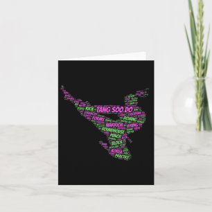 Carte Tang Soo Do Girls Karate Martial Arts Training Wor