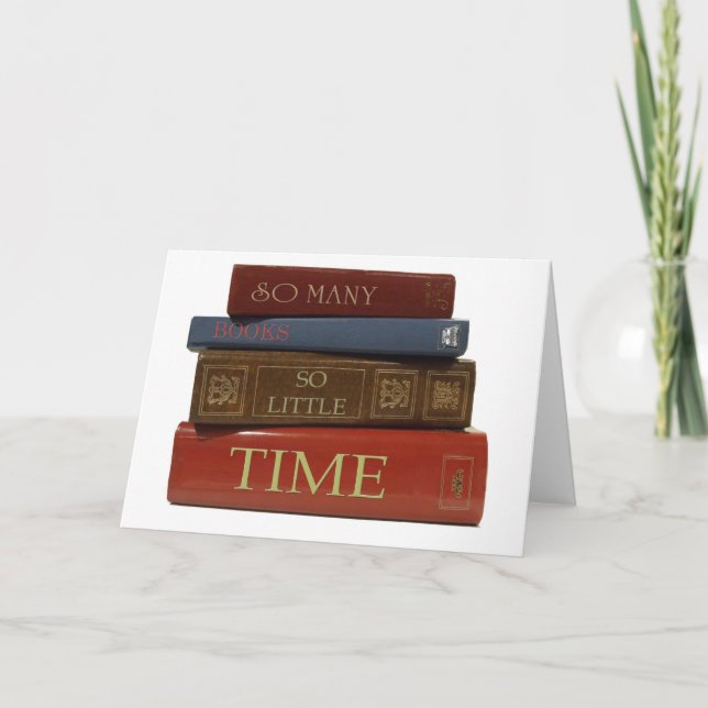 Carte Tant De Livres Si Peu De Temps (Devant)