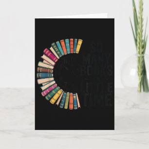 Carte Tant de Livres, si Peu de Temps, Amour Rétro pour 