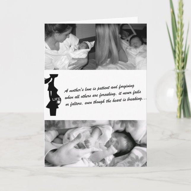 Carte Tant l'amour de sa mère. (Devant)