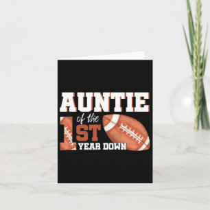 Carte Tante De 1 An Anniversaire Football 1Er Année