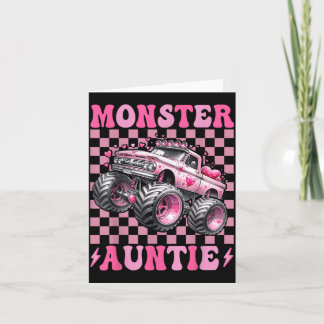 Carte Tante de camion monstre de famille appariée