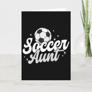 Carte Tante de foot Fière tante d'un joueur de football