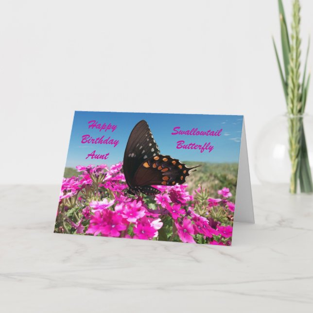 Carte Tante de joyeux anniversaire (Devant)