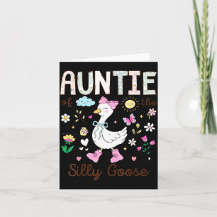 Carte Tante de la fille du Silly Goose pour son 1er anni