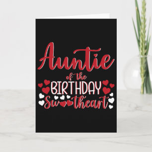 Carte Tante de la fille fêtée d'anniversaire Fille d'ann