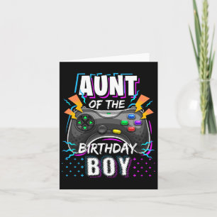 Carte Tante De L'Anniversaire Garçon Correspondant Vidéo