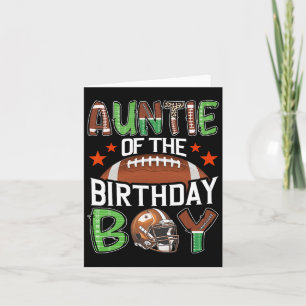 Carte Tante De L'Anniversaire Jeu Jeu Jour Football