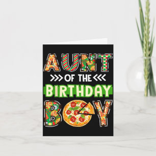 Carte Tante du garçon garçon d'anniversaire amateur de p