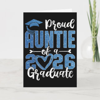 Carte Tante fière d'un étudiant diplômé de la promotion