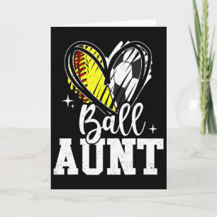 Carte Tante Ll Softll Football Tante Ll des deux