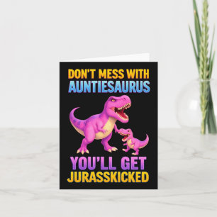 Carte Tantesaurus Fête des Mères Tante Auntiesaurus Rex 