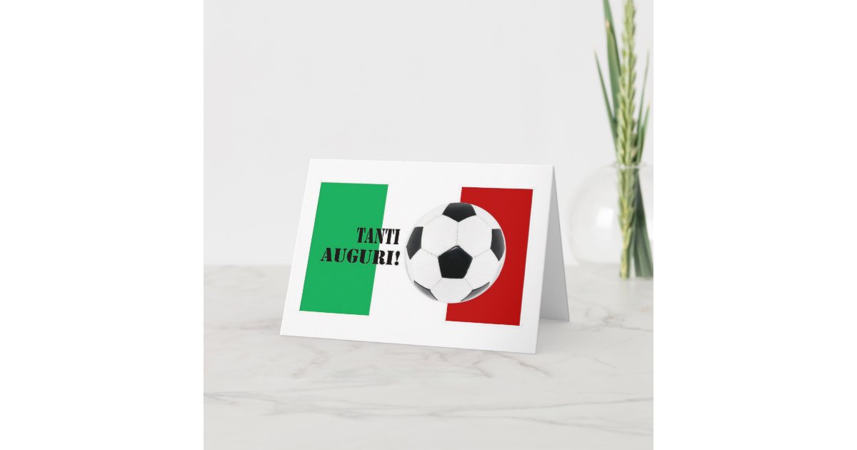 Carte Tanti Auguri Joyeux Anniversaire En Italien Zazzle Fr