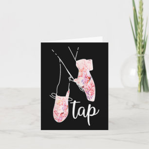 Carte Tap Dance Lover Tap Danseuse Professeur de danse