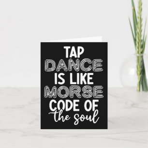 Carte Tap Danse Enseignant Appréciation Cadeaux Tap Danc