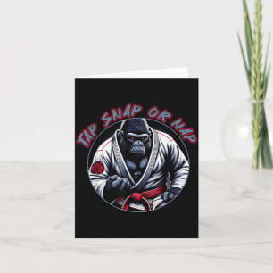 Carte Tap Snap Ou Nid Drôle Jiu Jitsu Combat BJJ MMA