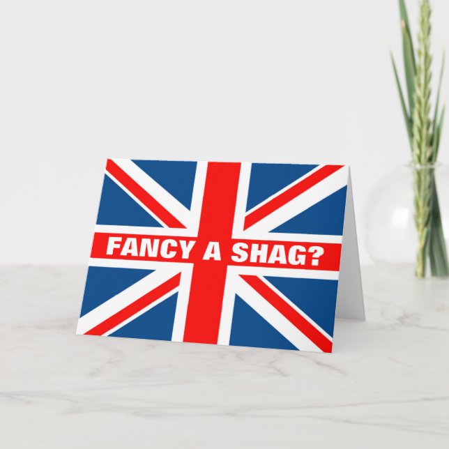 Carte Tapis à longs poils d'Union Jack (Devant)