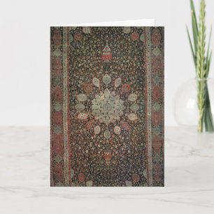 Carte Tapis Ardabil fait pour la mosquée à Ardabil