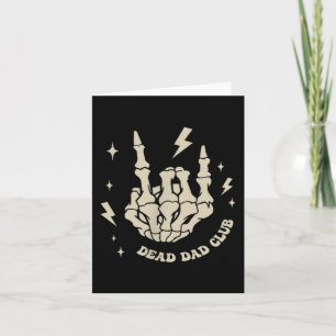 Carte Tapis de club de papa mort drôle 2 côtés pour la f