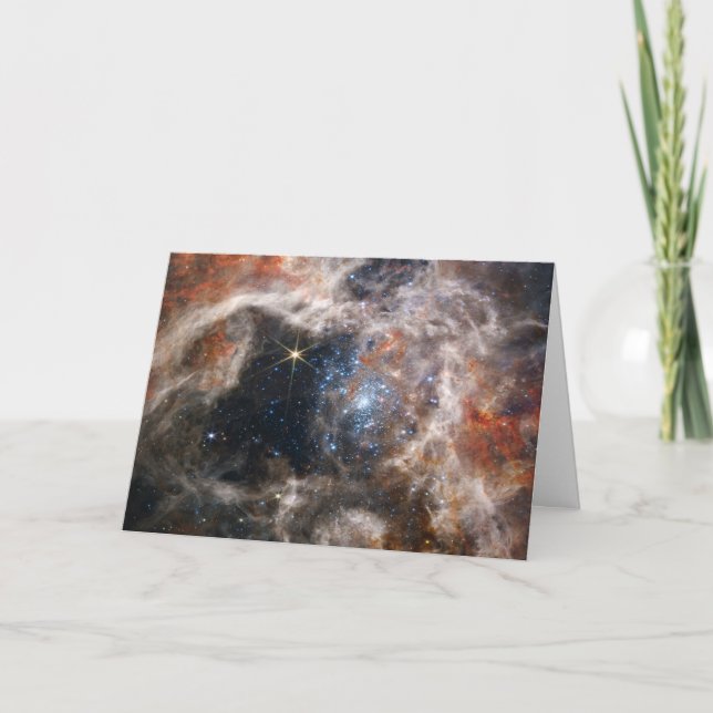 Carte Tarantula Nebula Image de JWST (Devant)