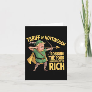 Carte Tarif De Nottingham - Drôle Anti Trump