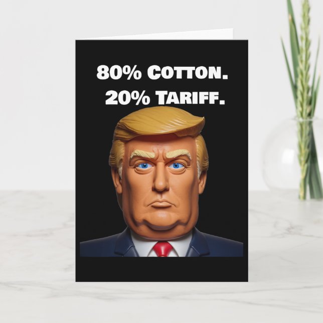 Carte Tarif Donald Trump  (Devant)