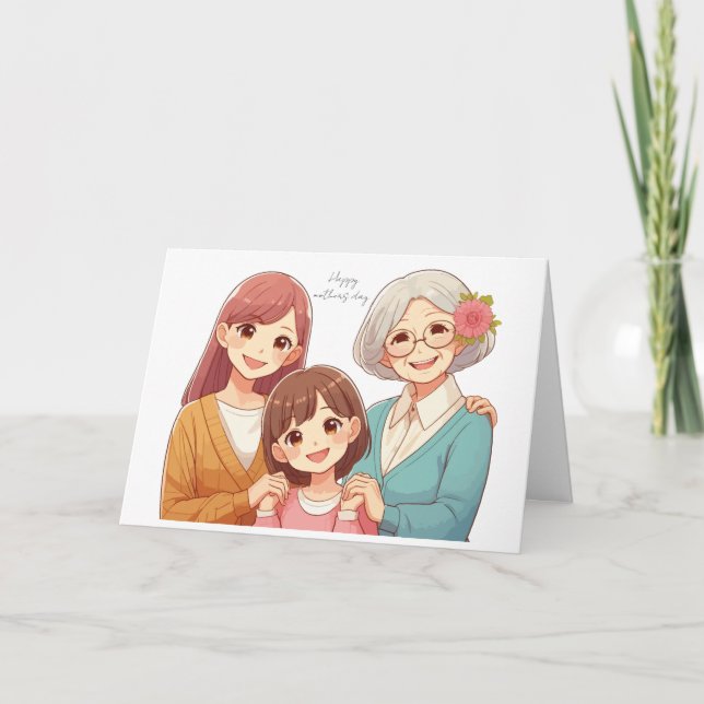 Carte Tarjeta de felicitación plegada (Devant)