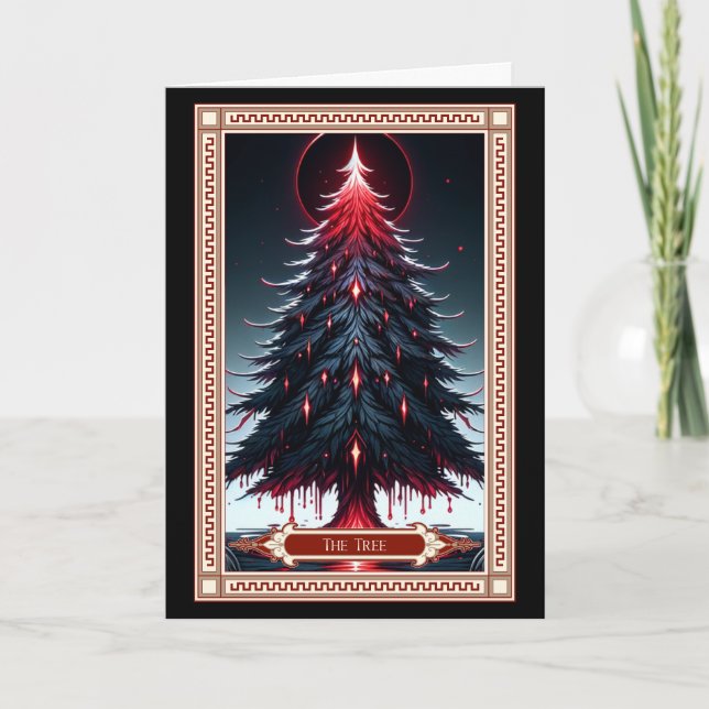 Carte Tarot Arbre de Noël (Devant)