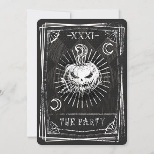 Carte Tarot Invitation Halloween