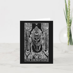 Carte Tarot L'Hierophant - Le Pape Occult Cadeau