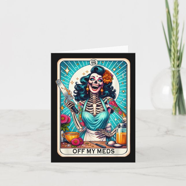Carte Tarot Mama Club Skeleton Halloween (Devant)
