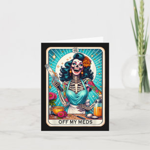 Carte Tarot Mama Club Skeleton Halloween