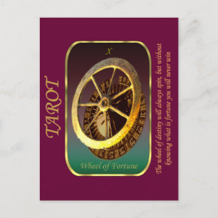 Carte Tarot - Roue de Fortune