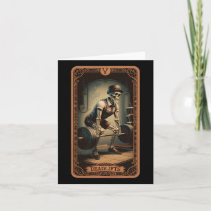 Carte Tarot Squelette Démonte-charge Powerlifter P
