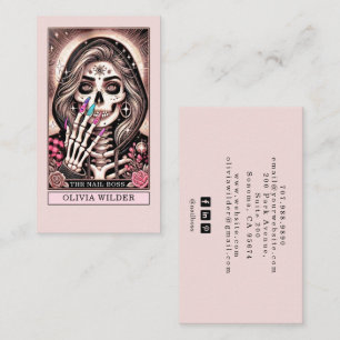 Carte Tarot Tech à ongles Bush Carte de visite ros