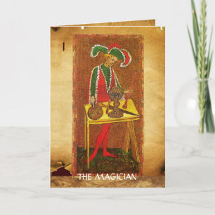 CARTE TAROTS RENAISSANCE ANTIQUES 1 / LE MAGICIEN