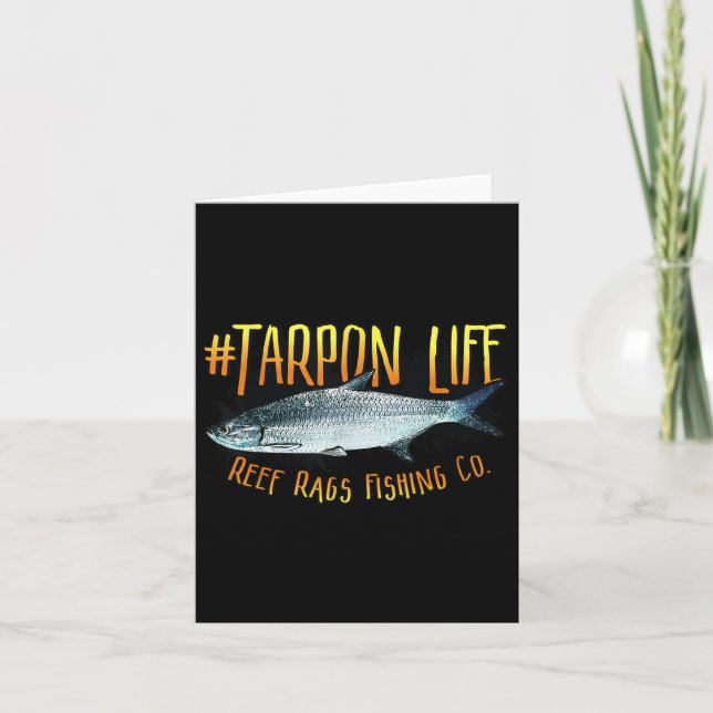 Carte Tarpon Life Deep Sea Saltwater Fishing (Devant)