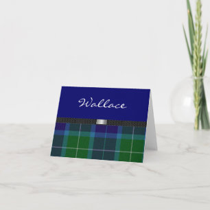 Carte Tartan Plaid Note