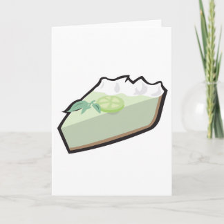Carte tarte au citron vert