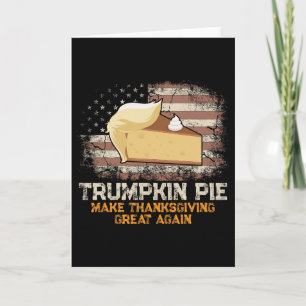 Carte Tarte Trumpkin rendent Thanksgiving génial encore