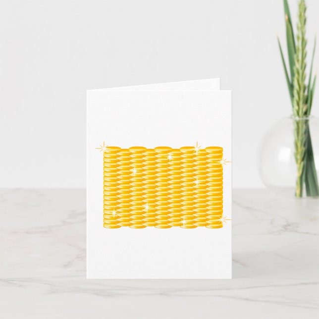 Carte Tas étincelants de pièces d'or (Créateur téléchargé)