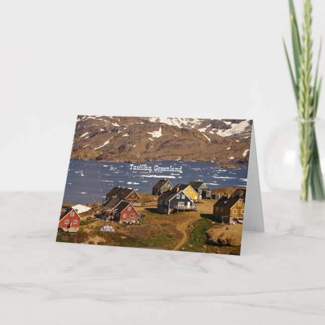 Carte Tasiilaq, Groenland (Devant)