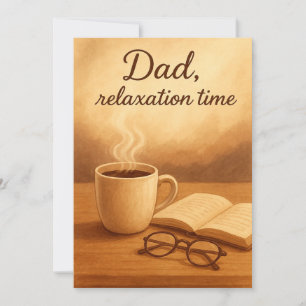 Carte Tasse de café pour le moment de détente de Papa Ca