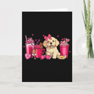 Carte Tasse de café Saint-Valentin Chien Golden Retrieve
