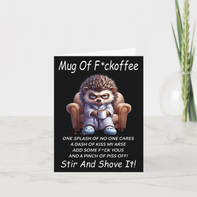 Carte Tasse de Foroffee une éclaboussure de soins une pi (Devant)