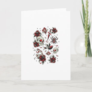 Carte Tatouage de la vieille école