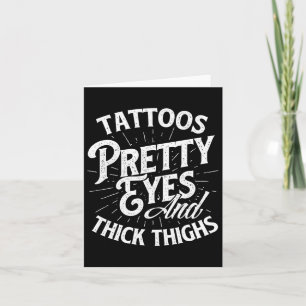 Carte Tatouages Jolies Yeux Et Épais Cuisses - Fitness