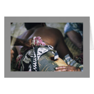 Carte, tatouer Samoan traditionnel